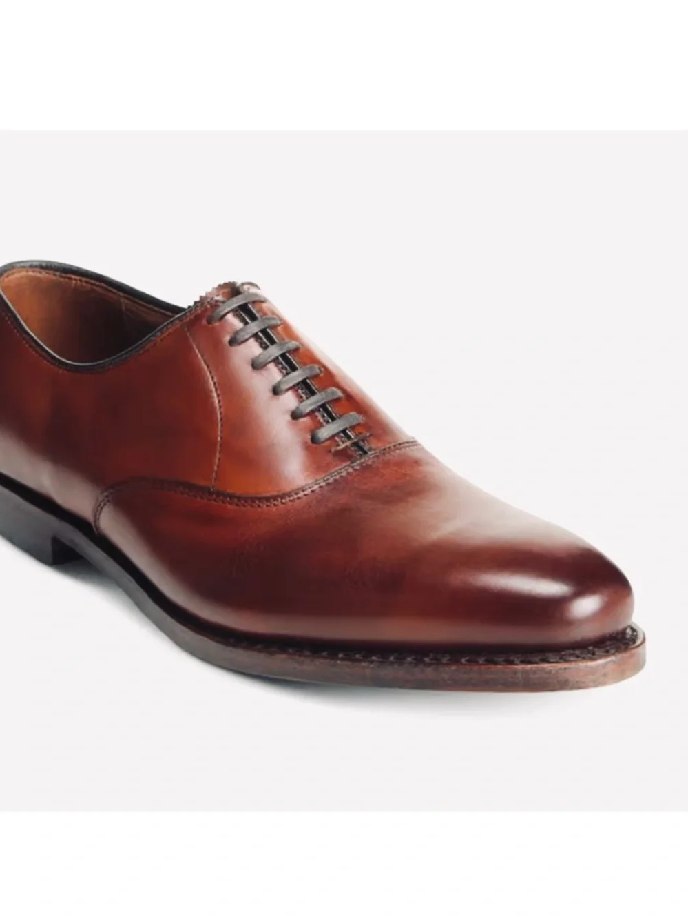 Men’s Allen Edmonds Dark Chili Oxford Sz 13 $150